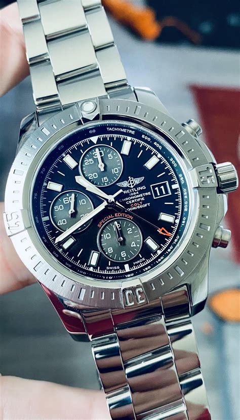 breitling colt chronograph a13388|breitling colt a1338811 review.